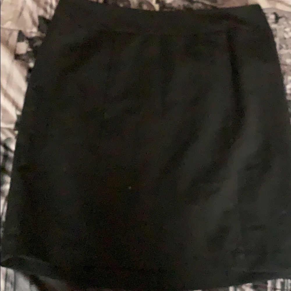 Black pencil skirt